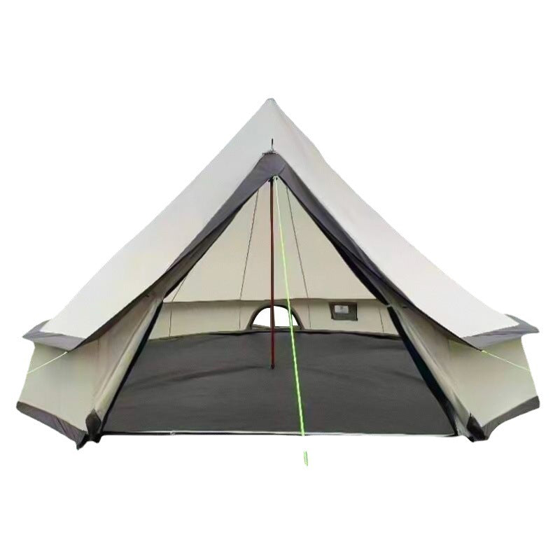 4M Light PU Bell Tent With Stove Hole