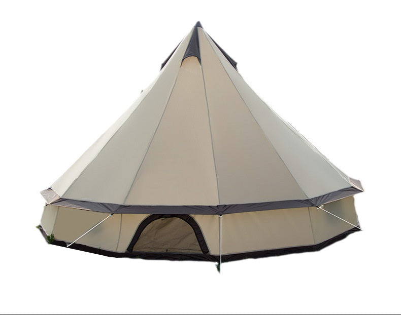 4M Light PU Bell Tent With Stove Hole