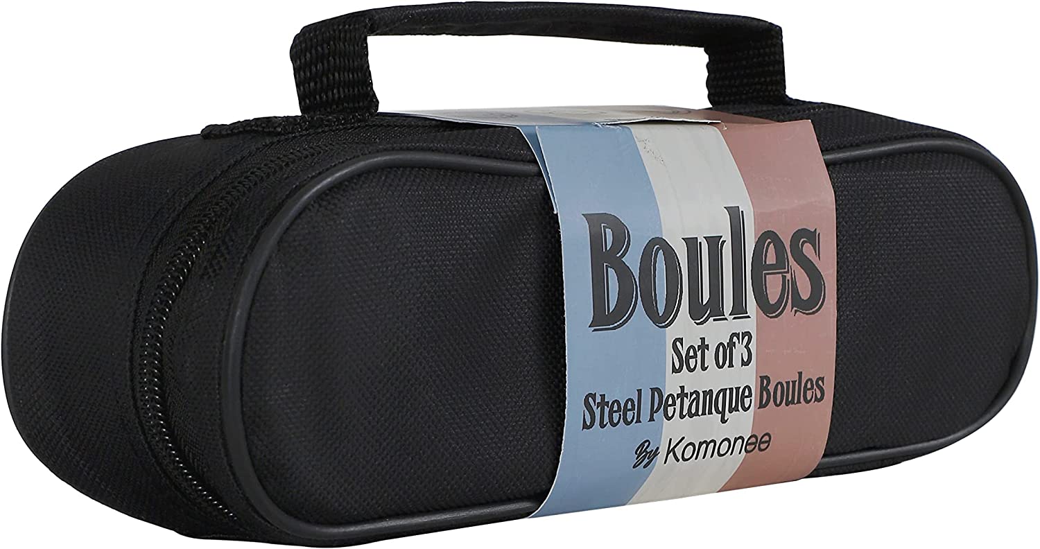 Boules Petanque Bowls Set Luxury Polished Chrome