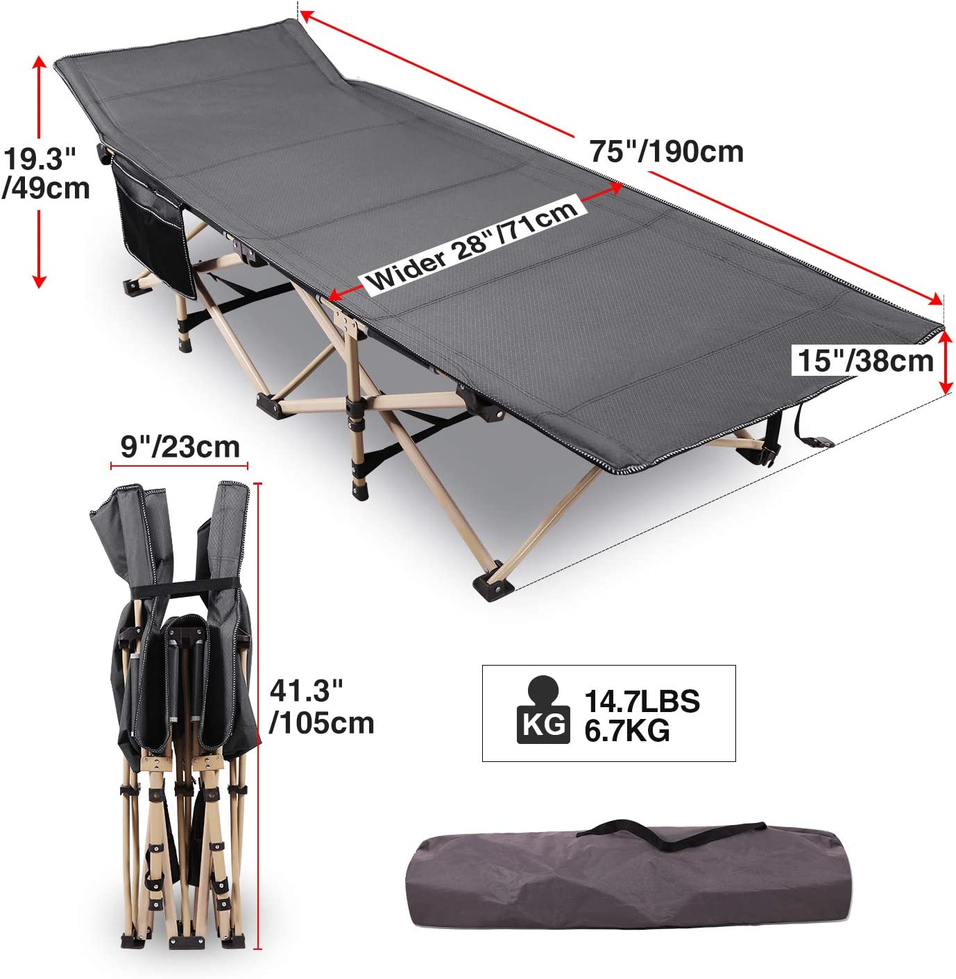 Folding Camping Bed