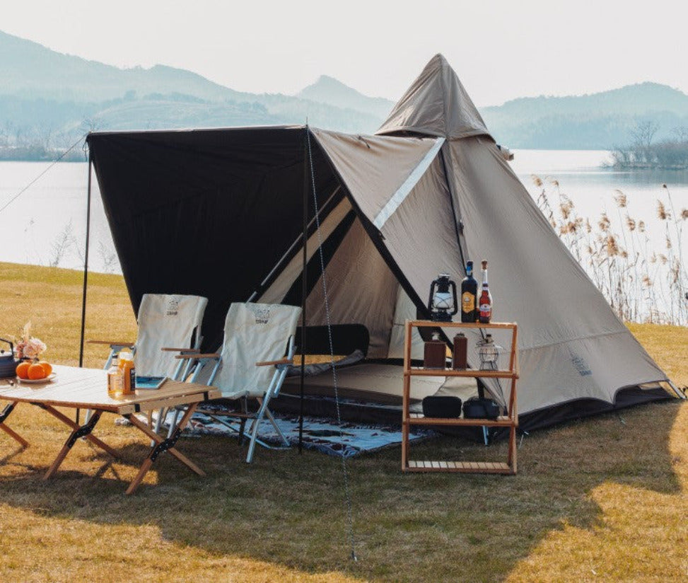 Deluxe Pyramid Tipi With Awning